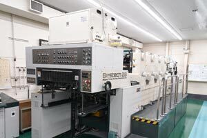 5色オフセット印刷機